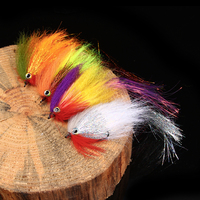 Leurre de pêche à la mouche imprimé pour gros poissons (truite, brochet, perche, eau salée) - Appât pour eaux moyennes et surfaceuses pour lac et rivière