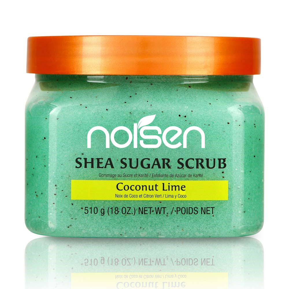 Hot Selling Natural private label organic lightening exfoliating nourishing whitening Shea Butter Sugar Body Scrub