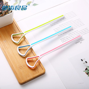 Nettoyant pour la langue en silicone, grattoir populaire pour le commerce électronique transfrontalier, pour adultes et enfants, personnalisation directe d'usine disponible - Product Image 4