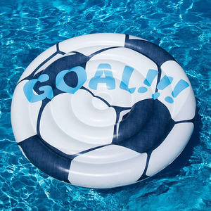 Pallone da <span class=keywords><strong>Calcio</strong></span> Gonfiabile Gigante Galleggiante per Piscina, Materassino Ad Acqua in PVC Rinforzato a Forma di Pallone da <span class=keywords><strong>Calcio</strong></span>, Lettino Galleggiante per Adulti e Bambini - Product Image 3