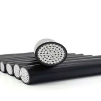 Cable de Alimentación Aéreo de Aluminio Desnudo ABC con Aislamiento XLPE, Voltaje Nominal 0.6/1KV para Transmisión de Energía Aérea