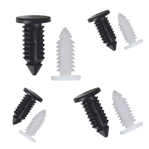 Clip de Plástico A17 de 12mm x 21mm para Jeep Cherokee, Sujetador de Puerta Trasera de Nylon Negro/Blanco, Repuesto de Sujetador Automotriz - Product Image 4