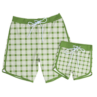 Shorts de bain tendance pour adultes et enfants, légers et pliables, avec cordon de serrage, pour hommes et garçons, pour la plage et le surf