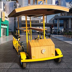 2025 Interesting Bike for Rental Wedding Cycle Bike Tour Party Beer Cycling Tourism Companies Electric With Pedal Car - Product Image 2