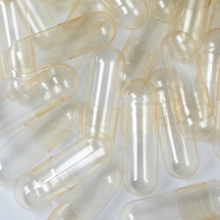 Capsule vide Shell 00 #0 #1 # Taille Modèles personnalisables Capsules à base de plantes en cellulose végétale HPMC