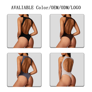 Completo Yoga Modellante con Logo Personalizzato, Tuta Aderente con Corsetto Interno, Abbigliamento Fitness Femminile - Product Image 2