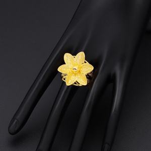 JXX Luxe – Ensemble de bijoux plaqué or 24 carats en cuivre, style Dubaï, africain, indien, pour fête, fiançailles, mariage, mariée arabe - Product Image 3