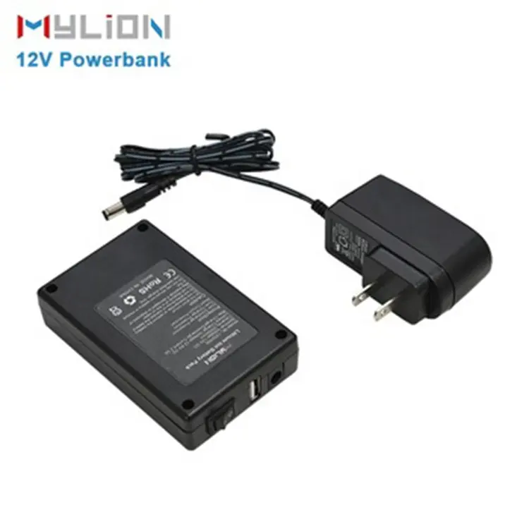 Mylion mp35 kleines Netzteil 18650 12v 2500mah wiederauf ladbarer Lithium-Ionen-Akku mit USB-Gleichstrom