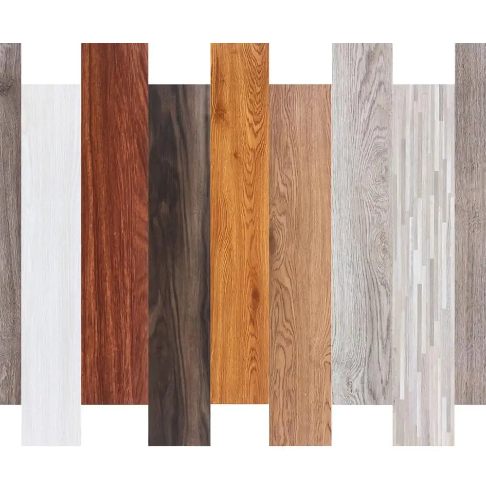 Yongbo — sol vinyle de bois à plusieurs couches, éplucher et bâton, imperméable, en vinyle