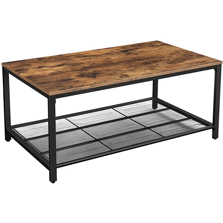 थोक व्यापारी लकड़ी फर्नीचर निर्माता शास्त्रीय Mdf लकड़ी कॉफी टेबल
