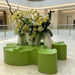 Silla <span class=keywords><strong>de</strong></span> Ocio Moderna <span class=keywords><strong>de</strong></span> FRP para Exteriores, Muebles <span class=keywords><strong>de</strong></span> Asientos Públicos para Centros Comerciales, Plazas, Hoteles, Parques y Jardines, Modelo Y409 - Product Image 1