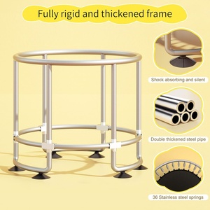 <span class=keywords><strong>Cama</strong></span> Elástica con Red de Seguridad, <span class=keywords><strong>Cama</strong></span> Elástica Grande para Niños con Doble Protección, <span class=keywords><strong>Cama</strong></span> Elástica con Red de Seguridad - Product Image 2