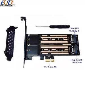 <span class=keywords><strong>PCI</strong></span> Express <span class=keywords><strong>PCI</strong></span>-<span class=keywords><strong>E</strong></span> 3.0 1x để Dual M.2 NGFF b-key chuyển đổi Adapter thẻ cho 2280 22110 M2 <span class=keywords><strong>SATA</strong></span> <span class=keywords><strong>SSD</strong></span> trong kho - Product Image 1
