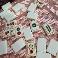 Jeu de tuiles de Mahjong américain avec numéros aux coins pour les amateurs de Mahjong, tuiles pour collection de jeux de table, maison