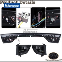3 feux arrière centraux de hayon compatibles Dodge Durango 2014-2022, feux arrière centraux LED pour hayon + une paire de feux arrière extérieurs