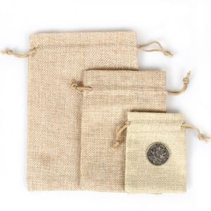 Bolsa de Yute Natural Ecológica para Arroz, Azúcar, Café, Cacao y Otros Productos Granulares, Impresión Personalizada - Product Image 6