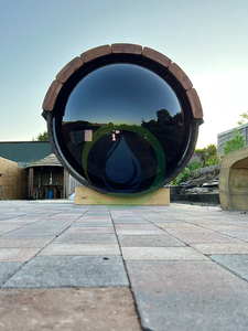 ถังอะคริลิคสำหรับซาวน่าถังแก้วพาโนรามาไม้ซีดาร์สีแดงสำหรับสวนกลางแจ้งของแคนาดา - Product Image 2