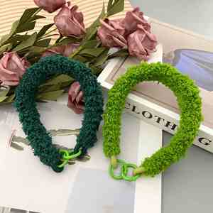 Wholesale Plush Phone Pendant Autumn/Winter Hand Woven Hanging Rope with Soft Plush Charm Universal Phone Chain Bag Accessory - Product Image 6