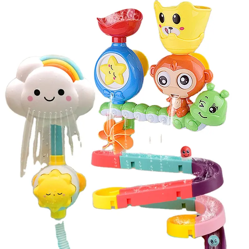 Baby Bath Toys Bathing Swimming Water Spraying Clouds Flowers Shower Bath Toy For Kids swimming pool Water Playing Toy