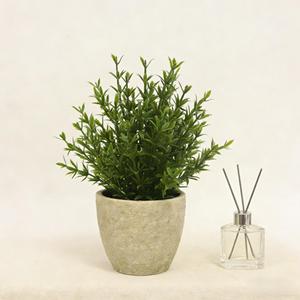 <span class=keywords><strong>Plantes</strong></span> d'épices artificielles, romarin vert moyen, petit arbre, faux arbre d'intérieur, décoration de bureau, bonsaï, arrangement floral - Product Image 4
