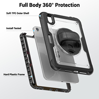 Étui de tablette durable, résistant aux chocs, étanche et anti-poussière pour iPad Mini 6 pour Mini 7 8,3 pouces avec matériau TPE PC