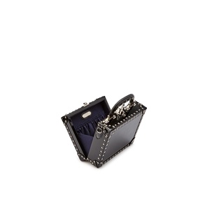 Valigia da Donna Personalizzata di Alta Qualità, Borsa a Mano di Lusso Nera dal Design Vintage - Product Image 3