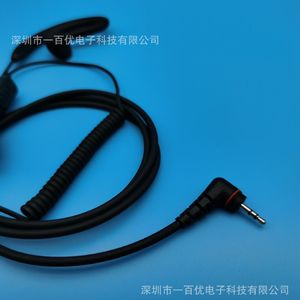 Compatible con el walkie talkie Hytera Pnc360, auricular con micrófono y cable retráctil, accesorio de audio. - Product Image 3