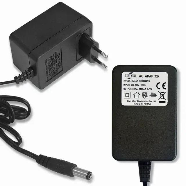EU Plug Wall Mounted En61558 Standard Ac Ac Charger Adapter Transformer 24VAC