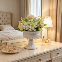 PROMOTION EXCEPTIONNELLE : Mini Urne Art Déco Faite à la Main, Support de Plante, Vase de Table, Porte-Fleurs pour la Maison, Anniversaires et Événements, Décoration Intérieure