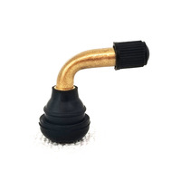 Valve de pneu tubeless solide PVR70 BR (laiton et aluminium) pour moto, prix d'usine Toolon