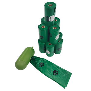 Custom Logo Biodegradable Dog Poop Bags Wholesale Pet Waste Rolls - Product Image 2