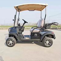 Voiturette de golf électrique 4 places pas chère fabriquée en Chine, homologuée CE, mini voiturette de golf électrique tout-terrain