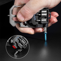 Mini lampe de travail LED multifonctionnelle, lampe torche de poche, rechargeable par type C, lampe torche COB à clé, pour garage, bricolage, réparation automobile