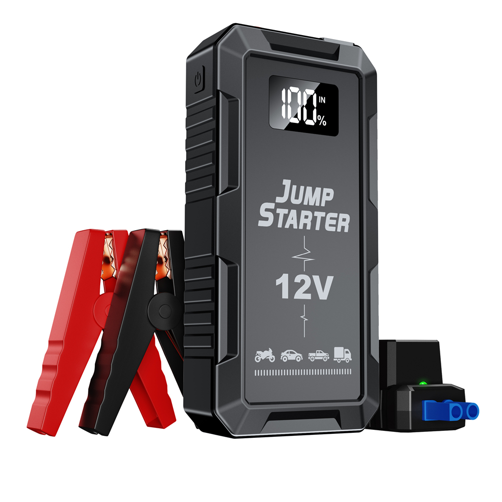 Trending Products <strong>2026</strong> <strong>12V</strong> Digital Portable Lithium Car Battery Booster 4 <strong>in</strong> 1 Car <strong>Jump</strong> Starter 4000A with LED Light SOS