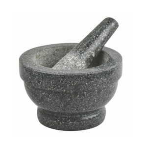 Natureza Pedra Mármore Chocolate Pedra Moedor Natureza Pedra Almofariz e Pilão - Product Image 1