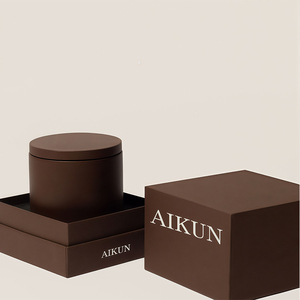 ชุดเทียนหอม AIKUN ในกระปุกเซรามิกธรรมชาติ พร้อมฝาปิดแบบสติกเกอร์ กลิ่นหอมหลากหลาย สำหรับห้องนอน งานปาร์ตี้ และเทศกาลรอมฎอน - Product Image 3