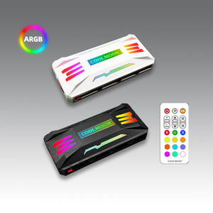 COOLMOON Accessoires de PC de jeu multi-interface <span class=keywords><strong>Hub</strong></span> de contrôle ARGB PA1 5V 3PIN <span class=keywords><strong>PWM</strong></span> <span class=keywords><strong>4PIN</strong></span> Interface Ventilateur Kit de télécommande OEM - Product Image 1