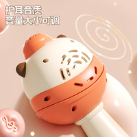 Microphone Karaoké Sans Fil Portable pour Enfants avec Haut-Parleur, Jouet Chantant Cochon d'Inde de Dessin Animé, Cadeau