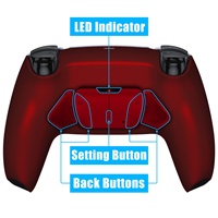 EXtremeRate - Kit de Reasignación de Botones RISE4 V3 de Plástico Fácil de Usar para el Control de PS5 Playstation BDM-030/040/050