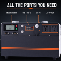 Yüksek Kapasiteli 3120Wh 1500W Taşınabilir Güç İstasyonu, UPS Hızlı Şarj Özelliğiyle Şebeke Dışı Kamp Seyahatleri Acil Durumlar Ev Yedeklemesi için