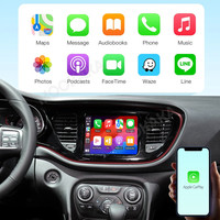 MOOKAKA pour Dodge Journey Dart Boîtier d'interface Linux Adaptateur CarPlay sans fil Module Android Auto CarPlay Décodeur Radio