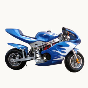 HAYA Super Mini Pocket Bike 49cc 2 temps Moteur refroidi par <span class=keywords><strong>air</strong></span> Vitesse maximale 40-60 km/h Capacité de carburant 2L - Product Image 6