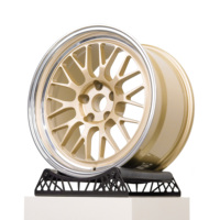 Jantes de voiture de course personnalisées LM LMR 17 18 19 20 21 22 pouces, jantes en alliage d'aluminium Volk, bord poli pour Toyota Mazda Benz JDM