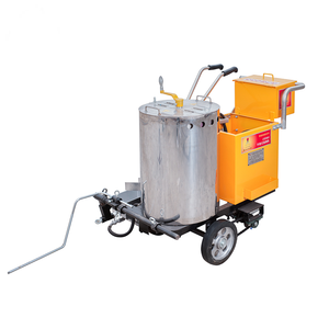 Machine de marquage routier thermoplastique en aluminium poussée à la main avec épaisseur de traçage réglable (1,0-3,0 mm) et vitesse de 1,5 km/h - Product Image 5