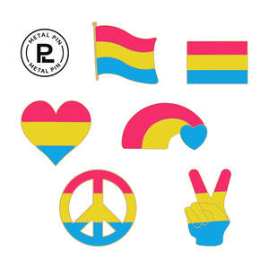 Broche de Amor y Paz, Insignia de Orgullo <span class=keywords><strong>LGBT</strong></span>, Joyería con Forma de Corazón, Bandera Arcoíris, Pin de Solapa Esmaltado, Fundición de Metal Grabada, para Ropa, Bolsos, Regalo - Product Image 2