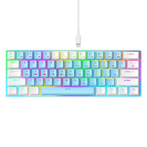 <span class=keywords><strong>Clavier</strong></span> de jeu personnalisé arabe <span class=keywords><strong>français</strong></span> 61 touches, interrupteur Gateron, <span class=keywords><strong>clavier</strong></span> mécanique rétroéclairé LED, <span class=keywords><strong>clavier</strong></span> de jeu mécanique pour joueur - Product Image 1