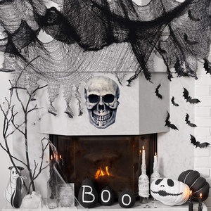 Tablero <span class=keywords><strong>de</strong></span> advertencia <span class=keywords><strong>de</strong></span> calavera animatrónica <span class=keywords><strong>de</strong></span> Halloween, material <span class=keywords><strong>de</strong></span> espuma para decoración <span class=keywords><strong>de</strong></span> casa embrujada con accesorio <span class=keywords><strong>de</strong></span> pared <span class=keywords><strong>de</strong></span> fiesta <span class=keywords><strong>de</strong></span> ojo brillante - Product Image 3