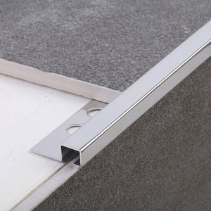 High Quality Shiny Surface Aluminum <b>Square</b> <b>Edge</b> Tile Trim Profile Gold Glitter Listello Wall Protection - Product Image 6