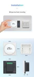 Termostato Hidrónico Programable HA227-TL - Encendido/Apagado con Retroiluminación, 220V CA, Montaje Empotrado, Termostato para Calefacción por Suelo Radiante HA227-TL - Product Image 6