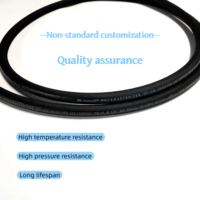 Pour Manuli haute qualité 1/2 pouces fil d'acier spirale tuyau hydraulique caoutchouc synthétique 4SN haute pression avec Service de coupe